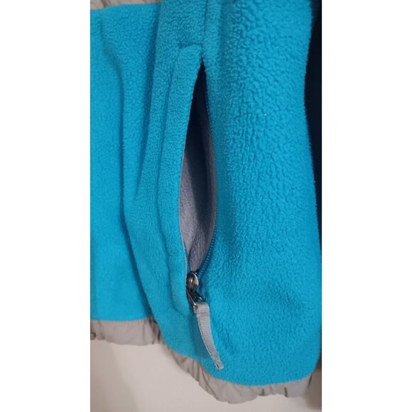 The North Face Medium Blue Grey Denali Fleece Outdoor Casual School Zip Jacket - Picture 2 of 8